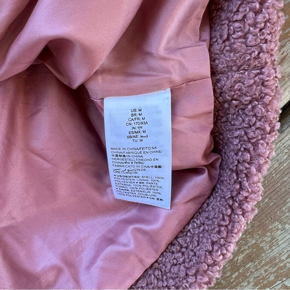 Daily Ritual Soft Pink Button Up Jacket - Size Medium - Picture 4 of 4